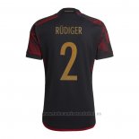 Camiseta Alemania Jugador Rudiger 2ª 2022