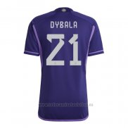 Camiseta Argentina Jugador Dybala 2ª 2022