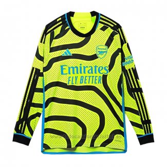 Camiseta Arsenal 2ª Manga Larga 2023-2024