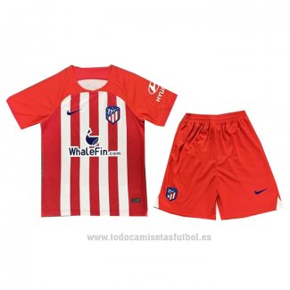 Camiseta Atletico Madrid 1ª Nino 2023-2024