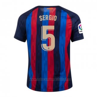 Camiseta Barcelona Jugador Sergio 1ª 2022-2023