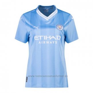 Camiseta Manchester City 1ª Mujer 2023-2024