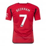 Camiseta Manchester United Jugador Beckham 1ª 2023-2024