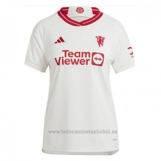 Camiseta Manchester United 3ª Mujer 2023-2024