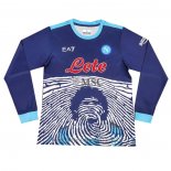 Camiseta Napoli Maradona Special Manga Larga 2021-2022