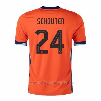 Camiseta Paises Bajos Jugador Schouten 1ª 2024-2025