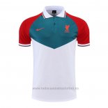 Camiseta Polo del Liverpool 2022-2023 Verde Blanco Rojo