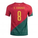 Camiseta Portugal Jugador B.Fernandes 1ª 2022