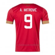 Camiseta Serbia Jugador A.Mitrovic 1ª 2022