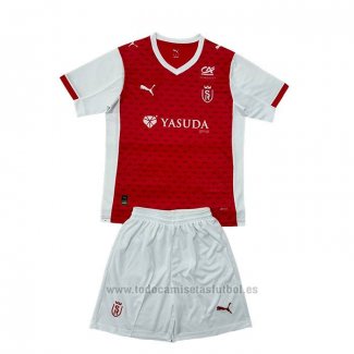 Camiseta Stade de Reims 1ª Nino 2025-2026
