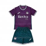 Camiseta Swansea City 2ª Nino 2025-2026