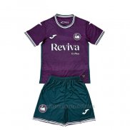 Camiseta Swansea City 2ª Nino 2025-2026