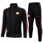 Chandal de Chaqueta del Manchester United 2025-2026 Negro