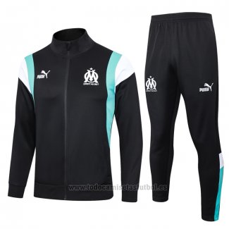 Chandal de Chaqueta del Olympique Marsella 2023-2024 Negro