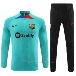 Chandal de Sudadera del Barcelona 2023-2024 Verde