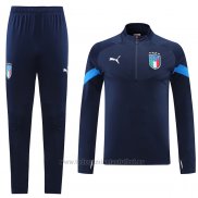 Chandal de Sudadera del Italia 2022-2023 Azul