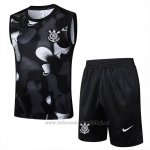 Chandal del Corinthians Sin Mangas 2025-2026 Negro