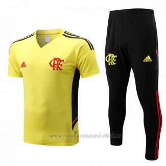 Chandal del Flamengo Manga Corta 2022-2023 Amarillo