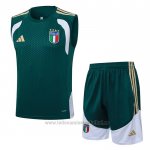 Chandal del Italia Sin Mangas 2025-2026 Verde