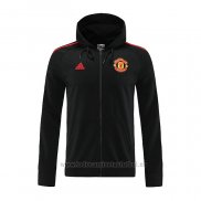 Chaqueta con Capucha del Manchester United 2022-2023 Negro