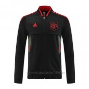 Chaqueta del Manchester United 2022-2023 Negro y Rojo