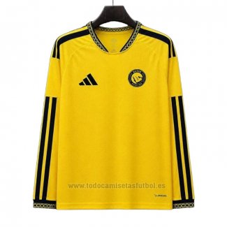 Camiseta Al Nassr 1ª Manga Larga 2026-2027