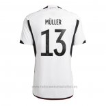 Camiseta Alemania Jugador Muller 1ª 2022