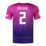 Camiseta Alemania Jugador Rudiger 2ª 2024