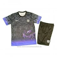 Camiseta Barcelona Special Nino 2025-2026 Negro Purpura