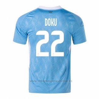 Camiseta Belgica Jugador Doku 2ª 2024