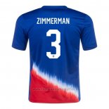 Camiseta Estados Unidos Jugador Zimmerman 2ª 2024