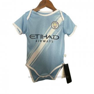 Camiseta Manchester City 1ª Bebe 2025-2026