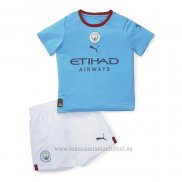 Camiseta Manchester City 1ª Nino 2022-2023