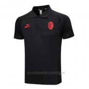 Camiseta Polo del AC Milan 2023-2024 Negro