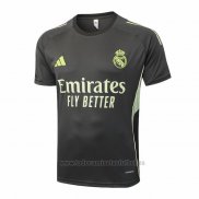Camiseta de Entrenamiento Real Madrid 2025-2026 Gris Verde