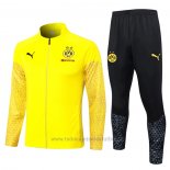 Chandal de Chaqueta del Borussia Dortmund 2023-2024 Amarillo