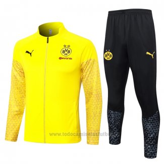 Chandal de Chaqueta del Borussia Dortmund 2023-2024 Amarillo