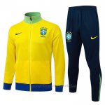 Chandal de Chaqueta del Brasil Nino 2025-2026 Amarillo