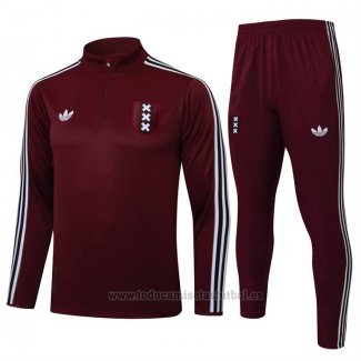 Chandal de Sudadera del Ajax Nino 2025-2026 Rojo