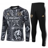 Chandal de Sudadera del Arsenal 2024 Negro