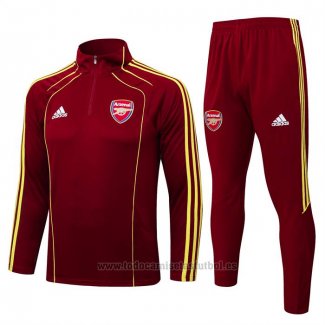 Chandal de Sudadera del Arsenal Nino 2025-2026 Rojo Amarillo
