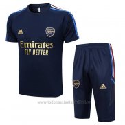 Chandal del Arsenal Manga Corta 2023-2024 Azul - Pantalon Corto