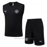 Chandal del Manchester City Sin Mangas 2025-2026 Negro