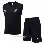 Chandal del Manchester City Sin Mangas 2025-2026 Negro