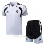Conjunto Polo del Real Madrid 2026-2027 Blanco