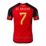 Camiseta Belgica Jugador De Bruyne 1ª 2022