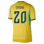 Camiseta Brasil Jugador Estevao 1ª 2026