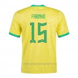 Camiseta Brasil Jugador Fabinho 1ª 2022