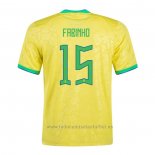 Camiseta Brasil Jugador Fabinho 1ª 2022