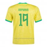 Camiseta Brasil Jugador Raphinha 1ª 2022